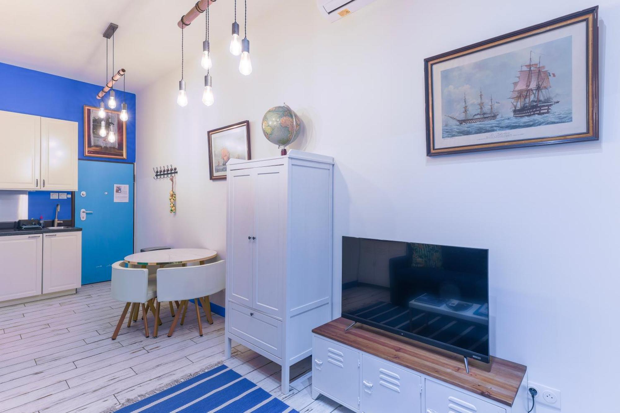 Studio Travel 24M2, 120M Vieux-Port ,Clim , Wifi ,Acces Autonome Avec Code Marseille Luaran gambar